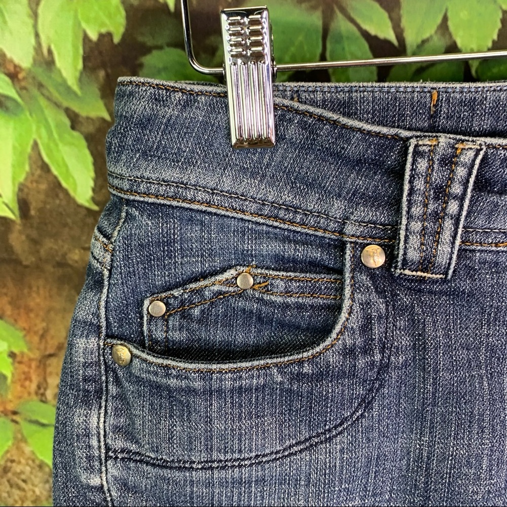 TRUSSARDI Garment-Washed Cropped Jeans, US 6/IT 42 - Picture 3 of 13